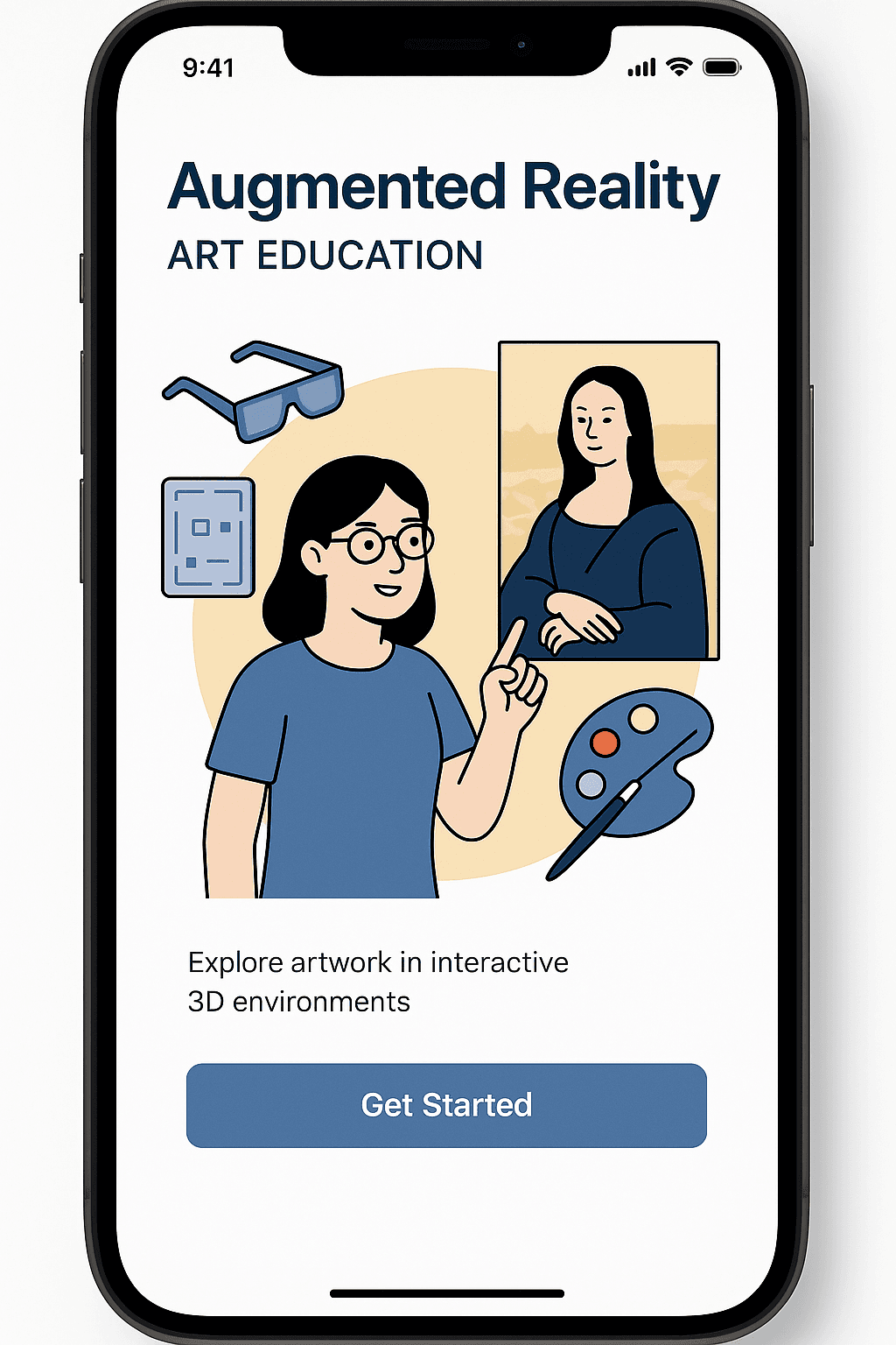 Augmented Reality Art Education App - 1