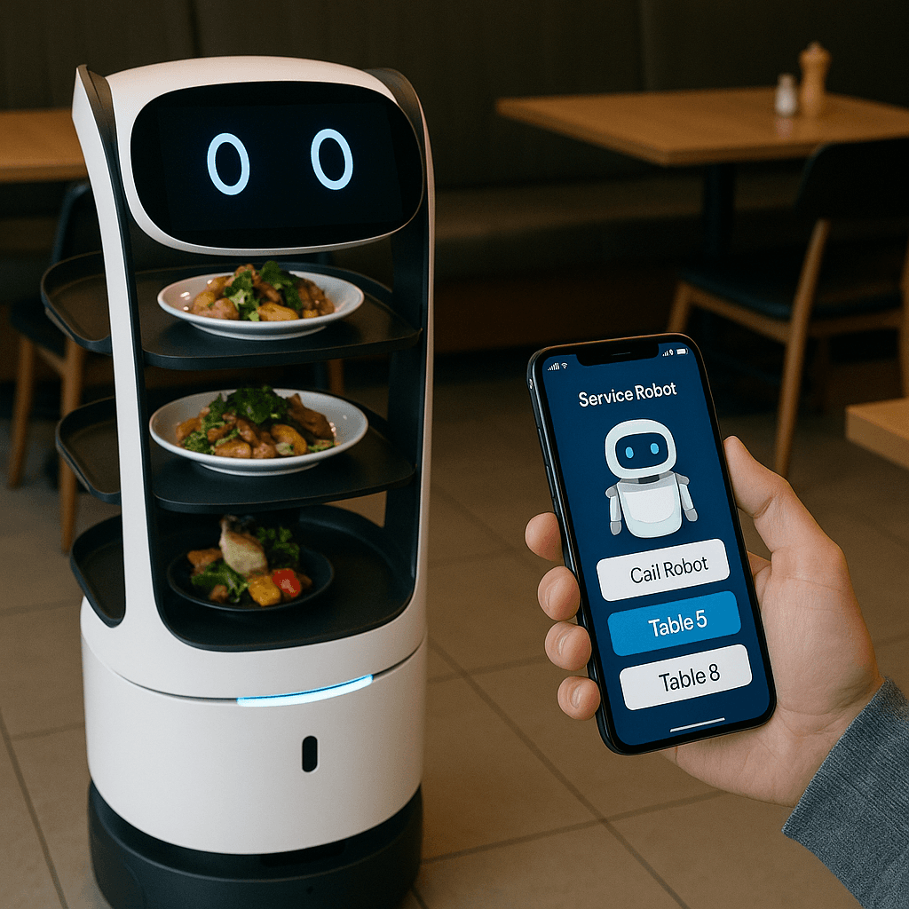 Smart Restaurant Robot Service System - 1