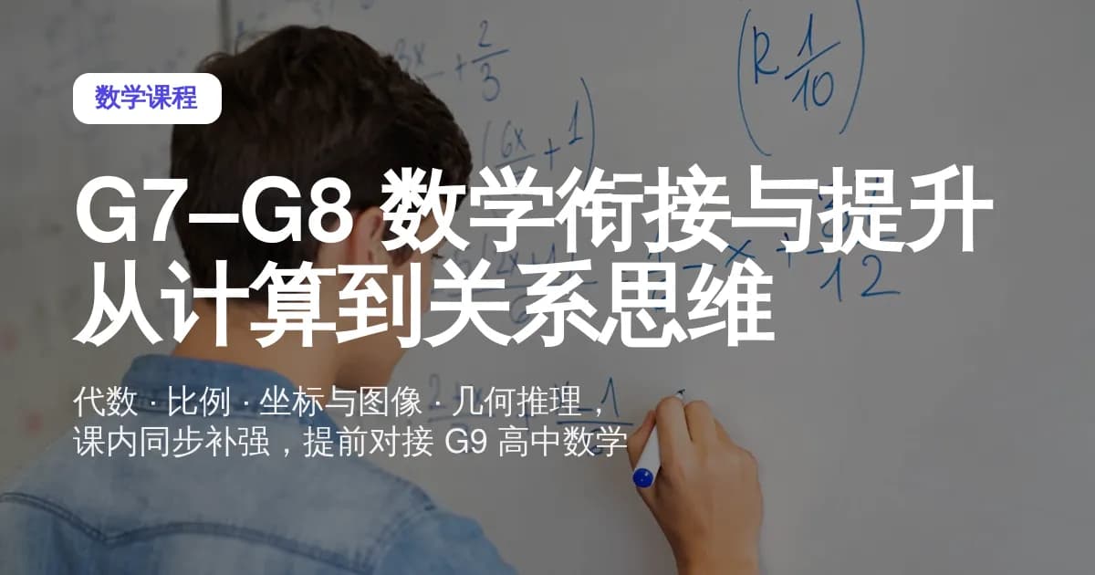 Math Tutoring G7-G8 60min